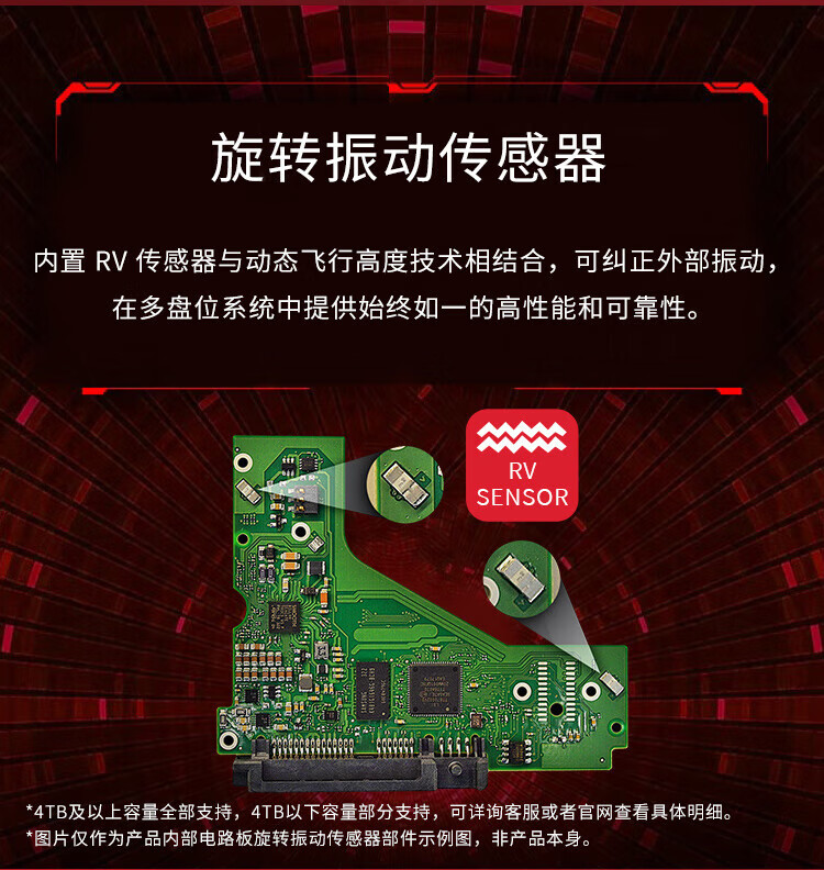 希捷(SEAGATE)NAS硬盘 PMR CMR垂直磁记录 网络存储 SATA酷狼 数据恢复 10TB(ST10000VN000)原厂数据救援