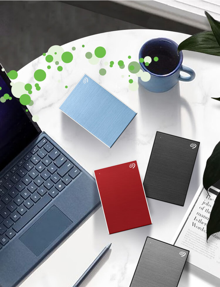 希捷(SEAGATE)移动硬盘2TB 数据加密 USB3.0 小铭 2.5英寸 兼容MAC 数据救援 银色 STKY2000401
