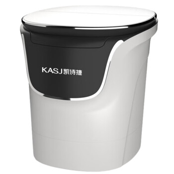 凯诗捷（KASJ）全自动按摩足浴盆加热泡脚桶洗脚盆泡脚盆电动足浴桶洗脚桶 1619 皓月白
