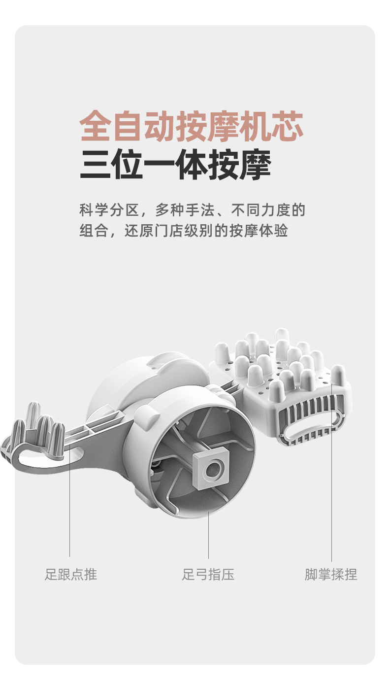 凯诗捷（KASJ）泡脚桶足浴盆全自动气囊按摩洗脚盆电动加热泡脚盆洗脚桶 K3 流光粉