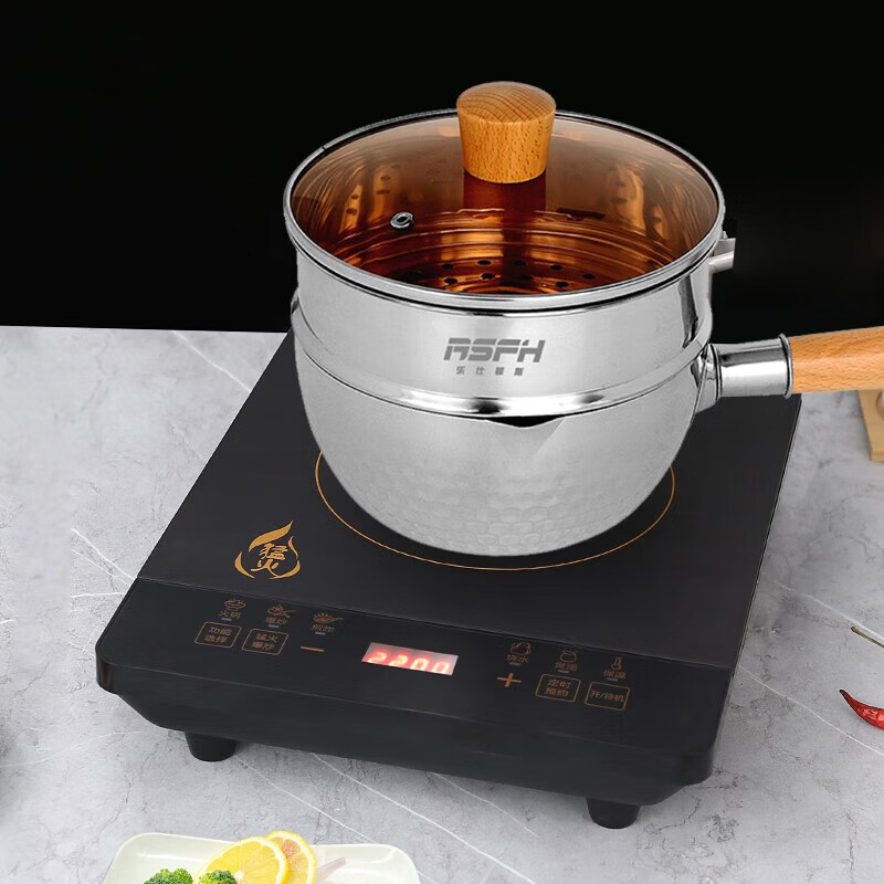 长虹（CHANGHONG）电磁炉 4位数码显示，八档火力调节DC22-TD01 触摸键控制操作简单