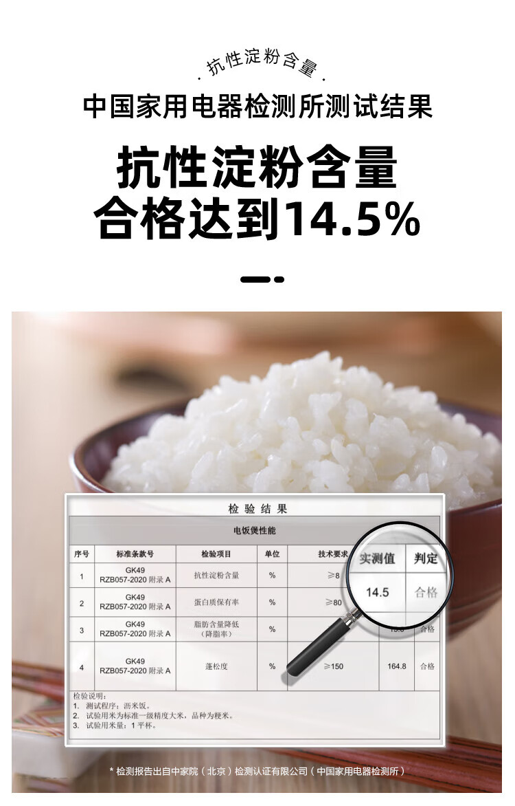 磨客低糖电饭煲米汤分离电饭锅沥米饭迷你家用珍珠白 MK-595W智能预约蒸煮多功能