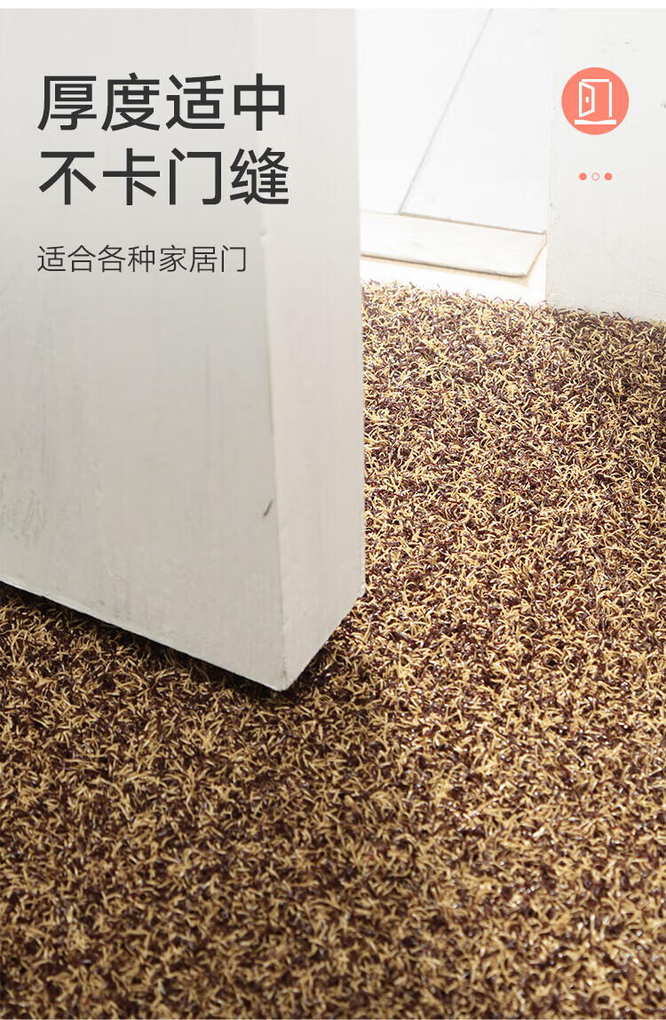 大江入户玄关垫 进门家用门垫 77*120cm 刮泥垫-辉煌金