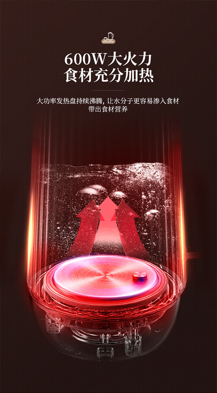生活元素（LIFE ELEMENT）多功能养生壶D65-H01 白色煮茶壶煎药壶1.2L容量 电茶壶玻璃烧水壶智能电热水壶