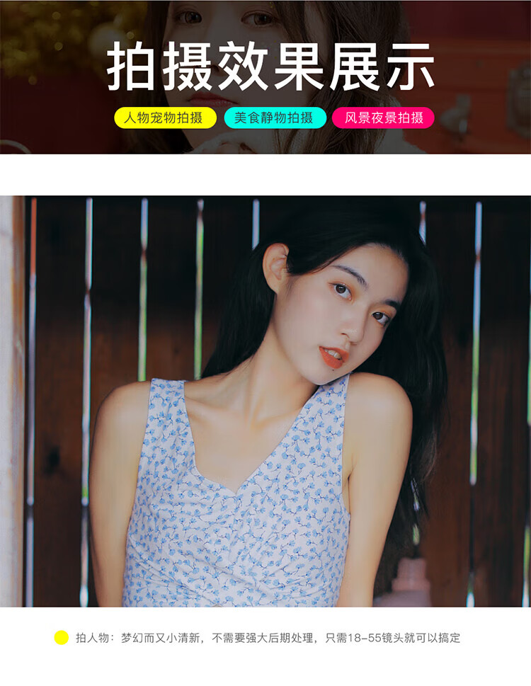 佳能（Canon）变焦镜头 广角 人像风光镜头 拆机镜头 EF-S 18-55 f/4-5.6