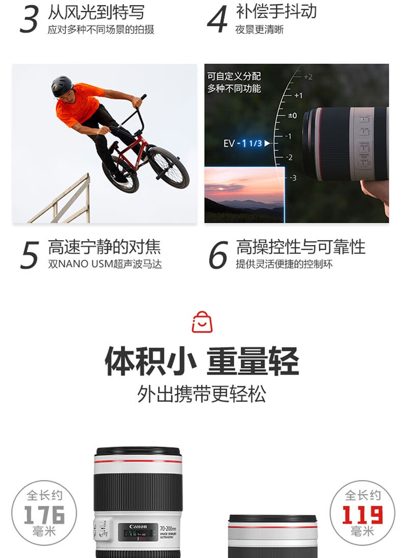 佳能（Canon）RF镜头 全画幅EOS-R用全画幅镜头 镜头镜头 EF24-105mm F4 IS USM