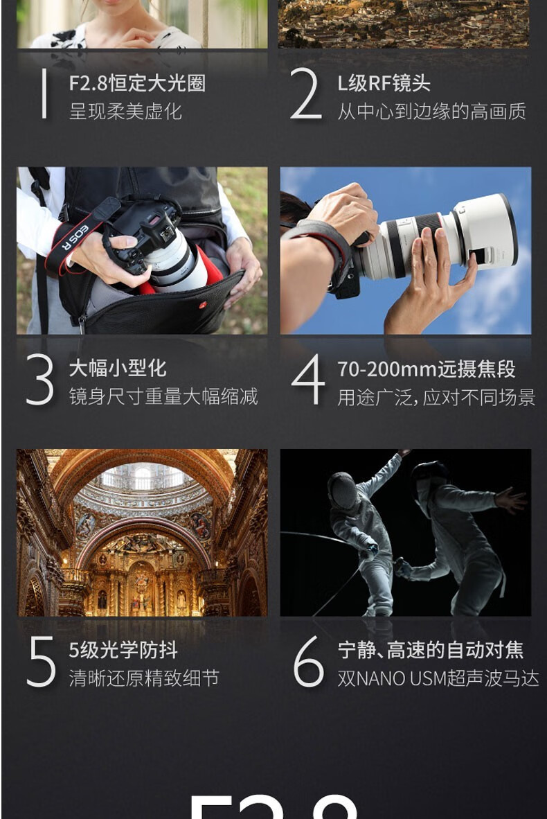 佳能（Canon）RF镜头 全画幅EOS-R用全画幅镜头 镜头镜头 EF24-105mm F4 IS USM