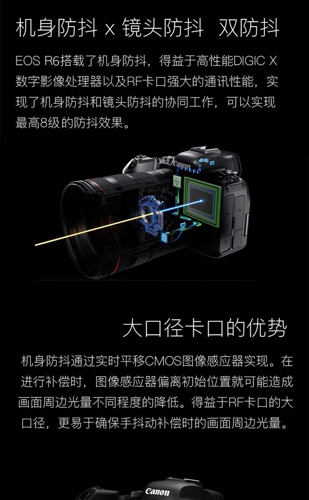 佳能（Canon）EOS R6 全画幅微单相机 机身/套机全画幅专业 Vlog相机 4K短片拍摄 RF24-105mm F4 L IS USM