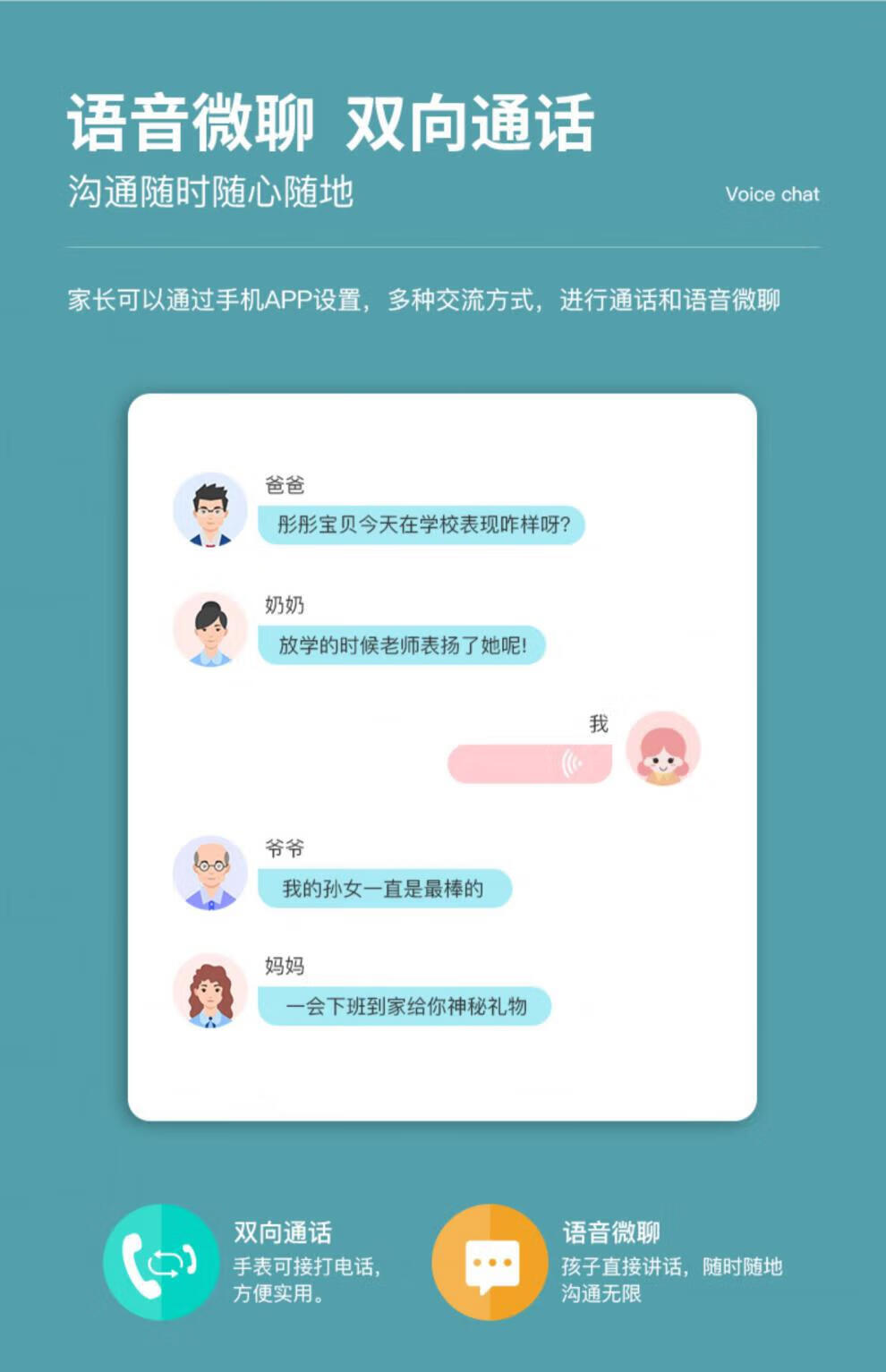 小霸王（SUBOR）Z1电话儿童手表电话智能4G通防水GPS定位男孩女童初高中小学 闪绿色 标配