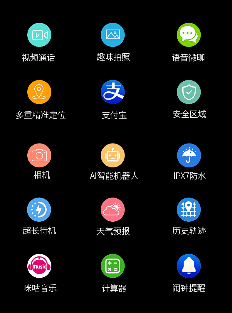 小霸王（SUBOR）儿童电话手表4G全网通GPS定位防水长续航小学生天才智能手表男女孩 Z9 星云粉