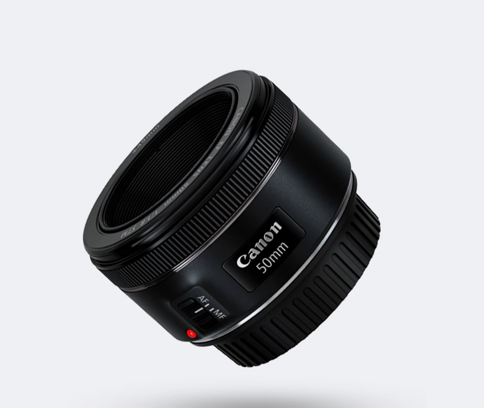 佳能（Canon）标准定焦 大光圈 全画幅 人像镜头 人像镜头 EF50mm f/1.8 STM小痰盂三代