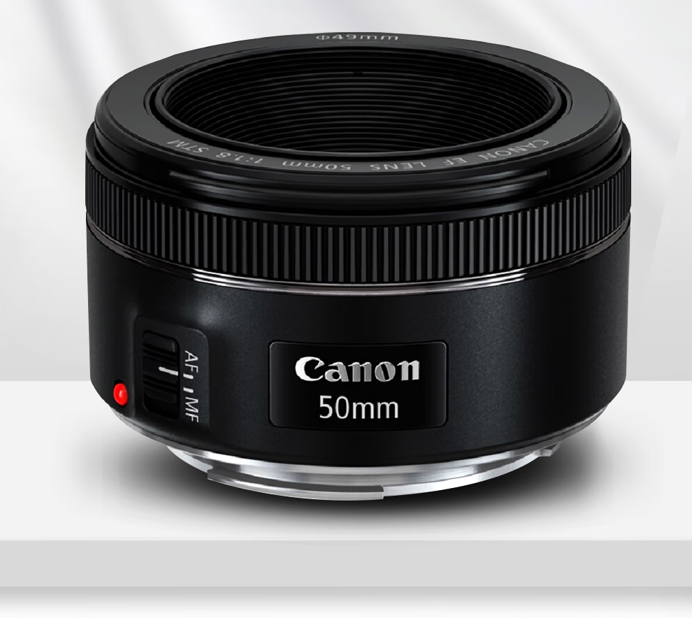佳能（Canon）标准定焦 大光圈 全画幅 人像镜头 人像镜头 EF50mm f/1.8 STM小痰盂三代