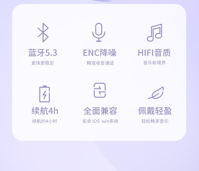 DISNEY迪士尼 DSN TWS100空气传导真无线游戏低延迟蓝牙耳机男女适用苹果安卓 跳跳虎 CE-896V