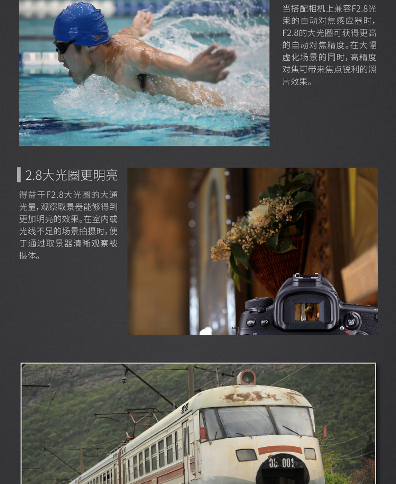 佳能（Canon）远摄变焦中长焦镜头 单反相机镜头打鸟 远景 超长焦 EF100-400mm IS II USM