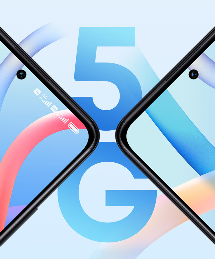 小米 Redmi Note 11 5G 天玑810 33W Pro快充 5000mAh大电池 8GB+ 256GB 微光晴蓝 智能手机 小米 红米