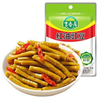 吉香居 榨菜 红油豇豆 80g*5袋