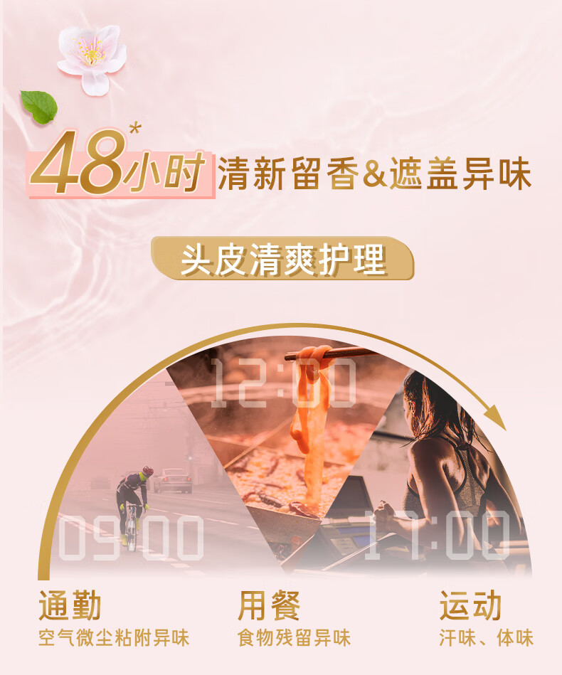 吕（Ryo）花茶清漾凝润保湿 柔顺洗发乳400ml（蜜桃乌龙）