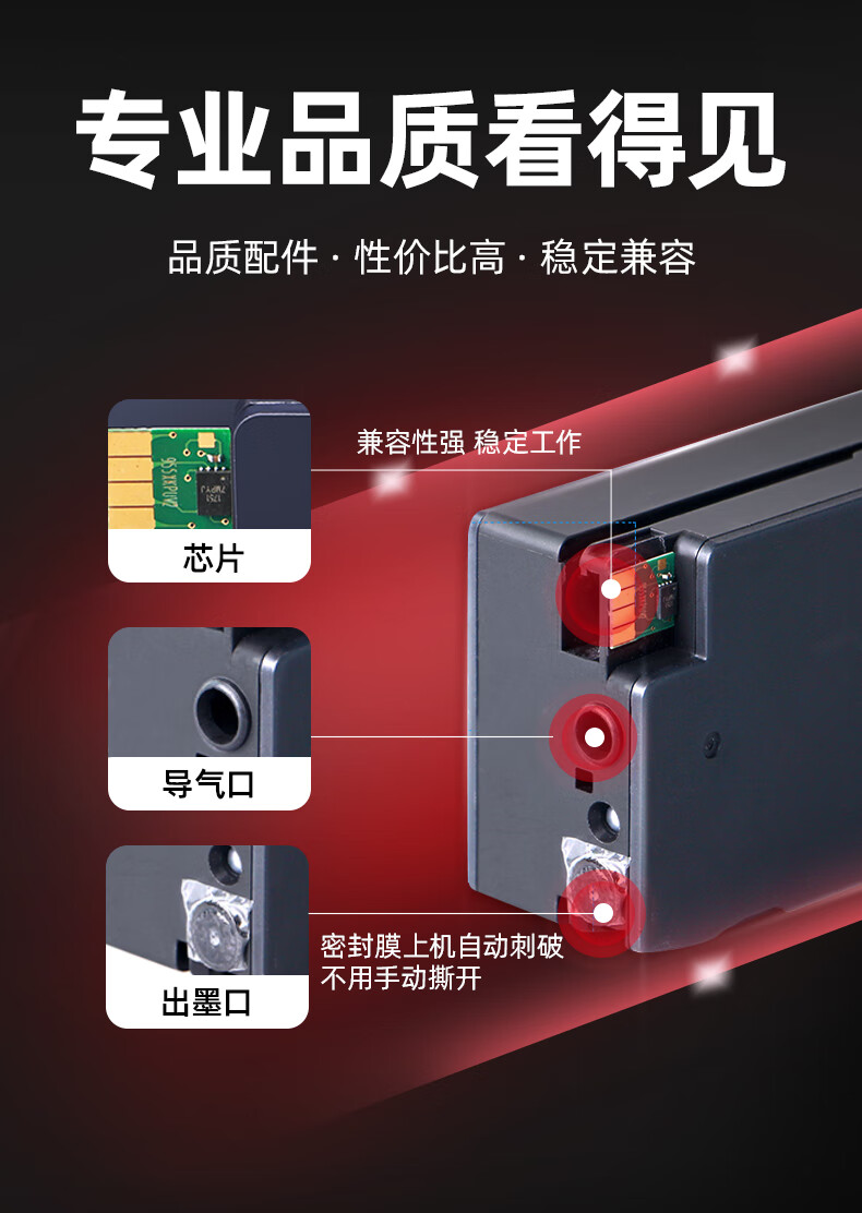 绘威适用惠普955xl墨盒 hp惠普7720墨盒7730打印机墨盒7740 8210 8216 8218 8710 8720 8725 8730 四色套装