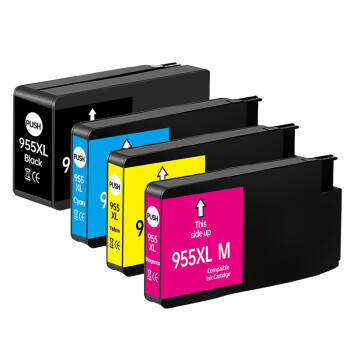 绘威适用惠普955xl墨盒 hp惠普7720墨盒7730打印机墨盒7740 8210 8216 8218 8710 8720 8725 8730 四色套装