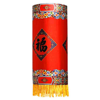 福人福地（FURENFUDI） 新年丝绸灯笼 春节装饰品 无龙骨丝绸灯笼(中)-福灯(斗方墨福)