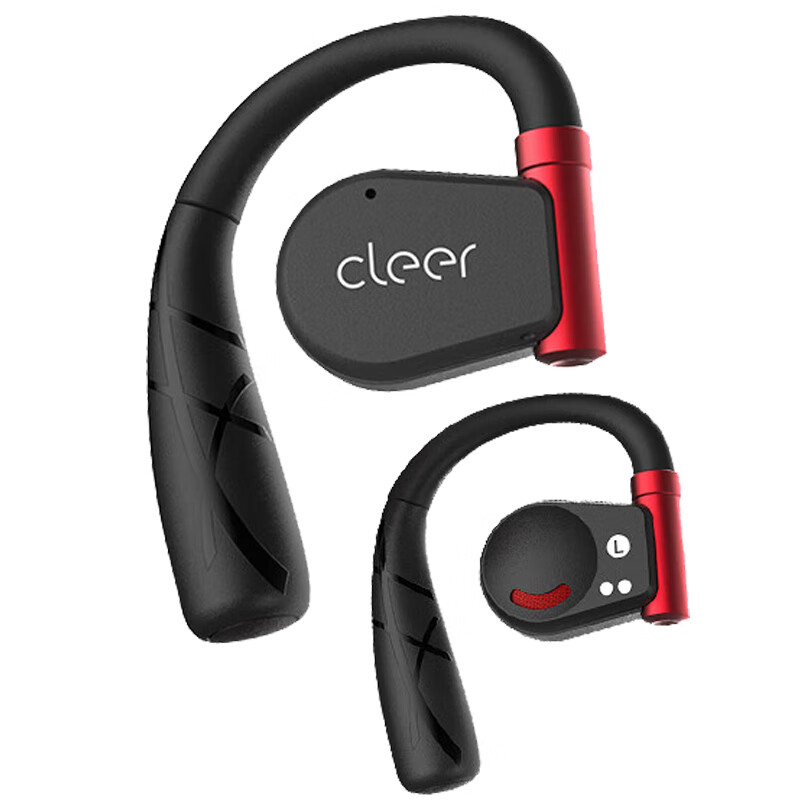 cleer ARC II 不入耳放式智能耳机 无线蓝牙耳机开车挂耳式商务2代 适用苹果安卓 运动版 曜石黑