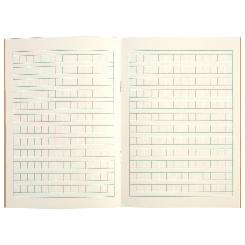 得力（deli）骑马钉作业本田字格 汉语拼音本生字本作文写字练字本 20本装 田格本（带点） D3620
