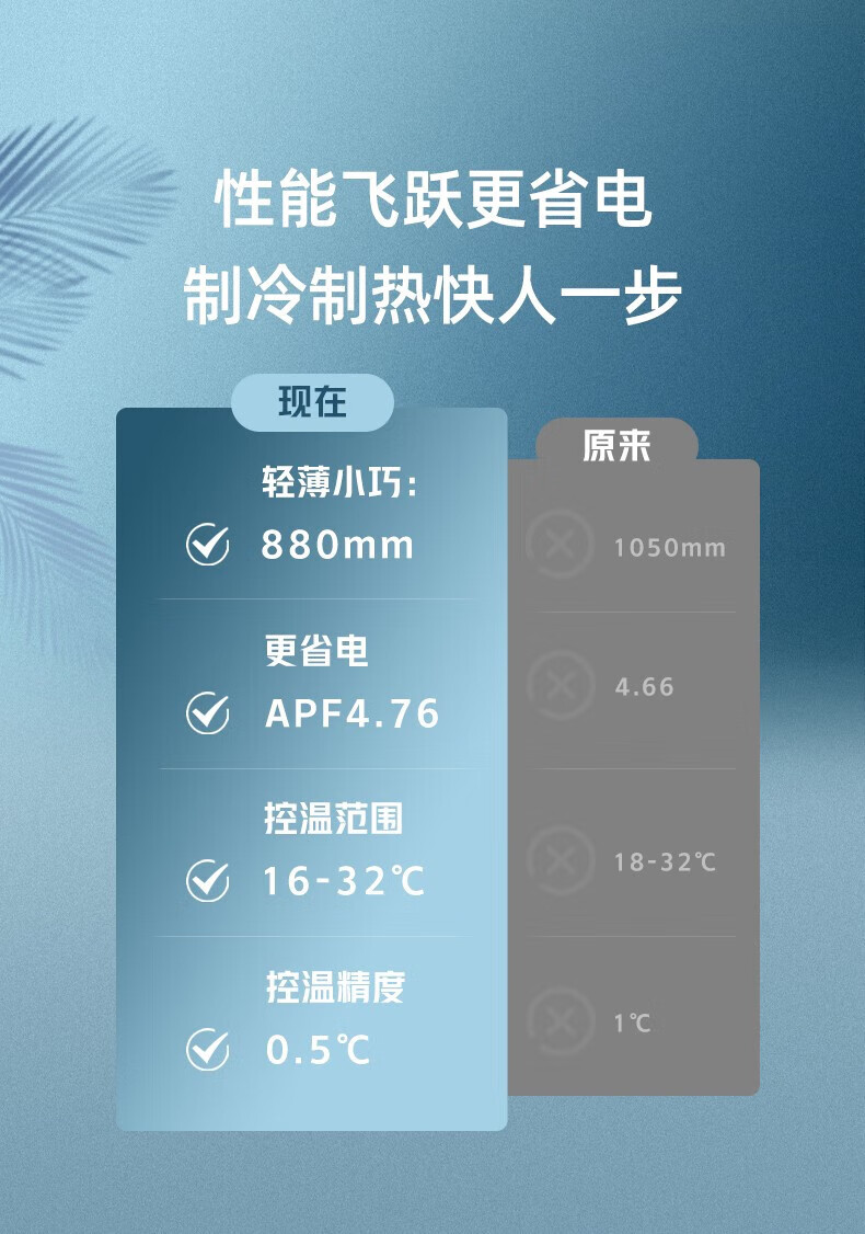 海信（Hisense）新能效 KFR-50GW/G860H-X3 2匹 智能冷暖变频空调挂机 三级能效