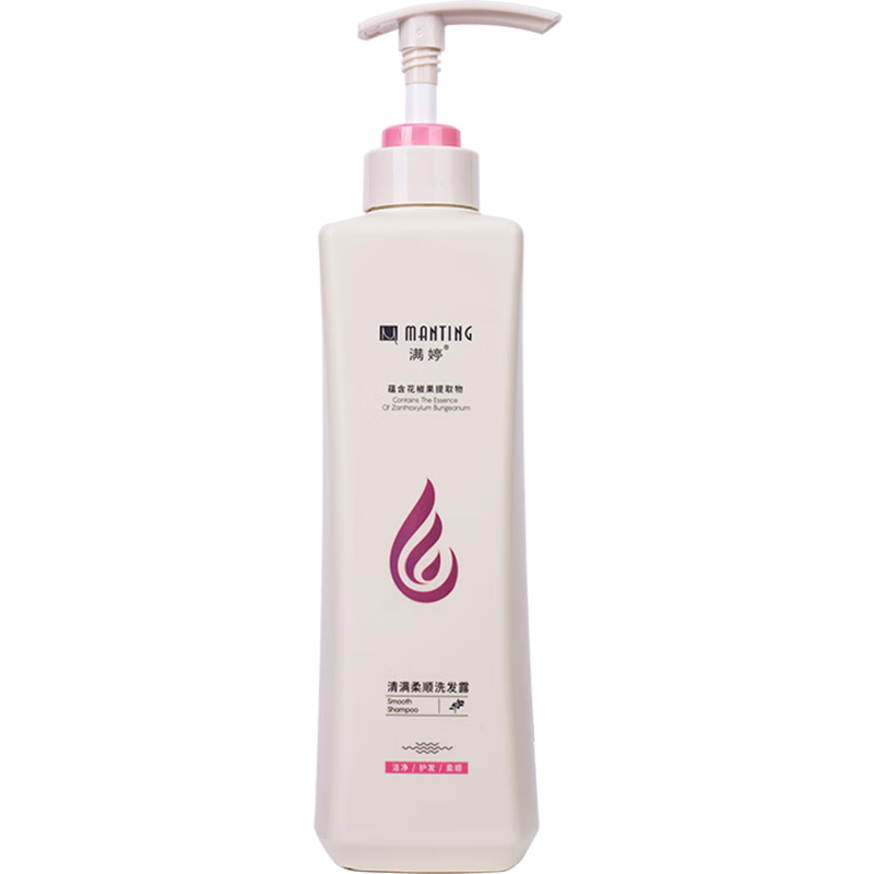 满婷 去屑止痒 柔顺清香 清满柔顺洗发露600ml