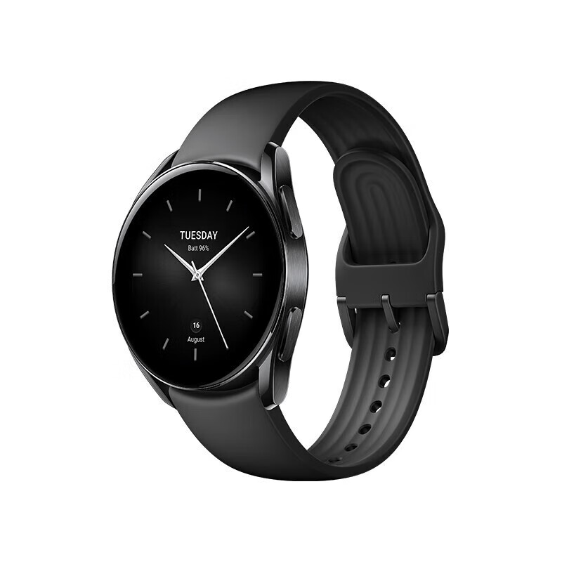 小米Xiaomi Watch S2智能手表运动蓝牙通话体脂长续航血氧睡眠 【42mm】黑色+黑硅胶表带