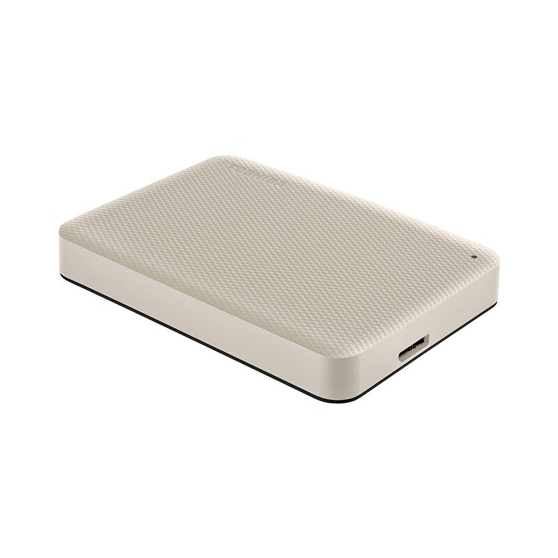 东芝TOSHIBA  4TB 移动硬盘 V10系列 USB3.2 Gen1 2.5英寸 机械硬盘 米白 兼容Mac 密码保护 轻松备份