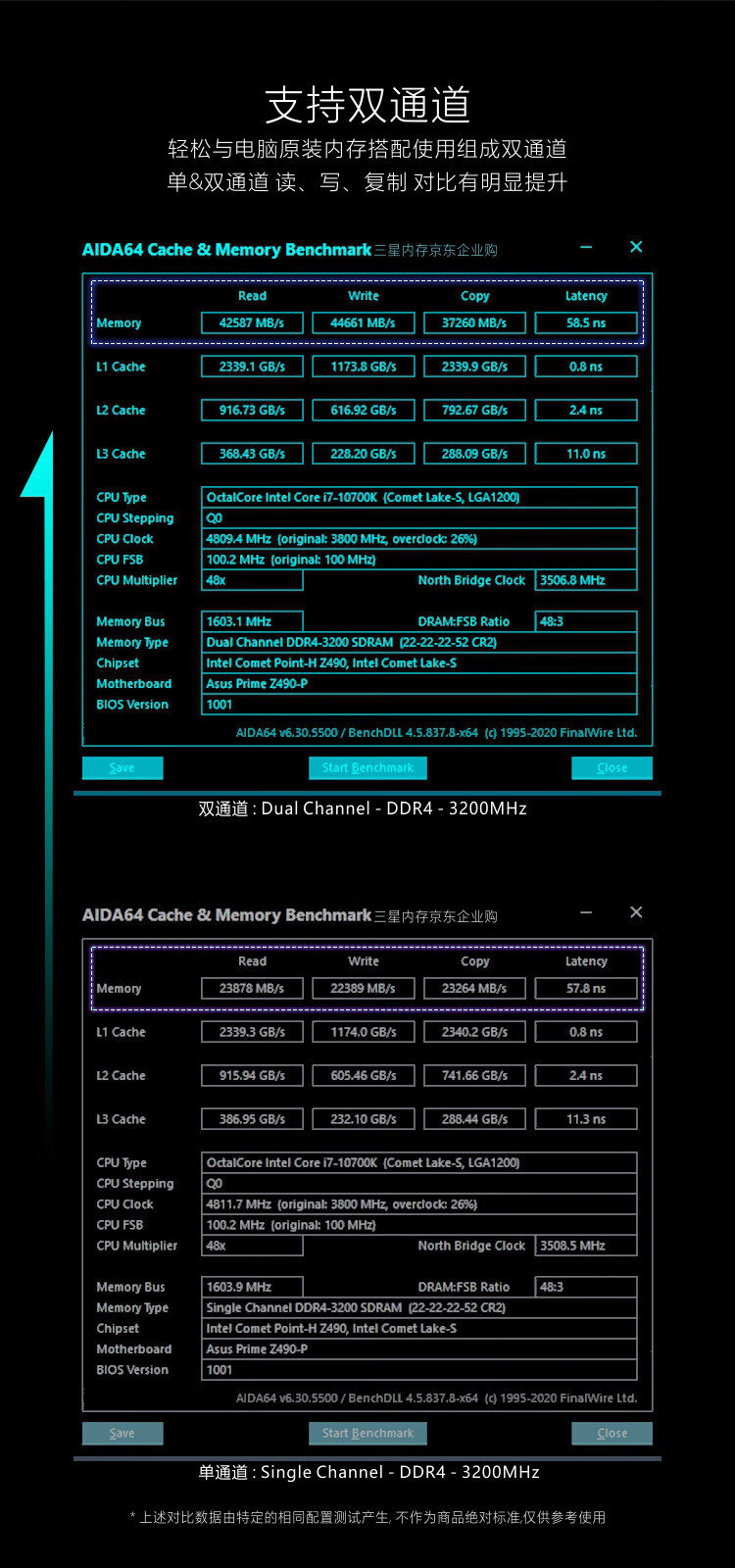 三星(SAMSUNG) 台式机内存条 16G DDR4 3200频率