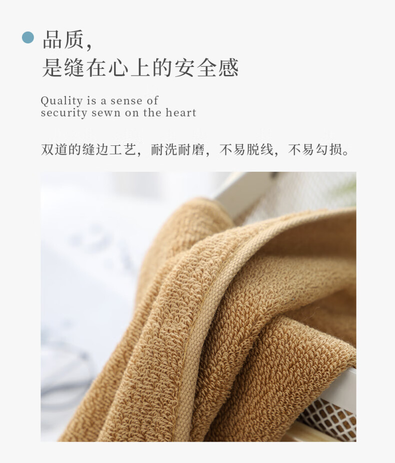金号 毛巾洗脸巾 情侣洗澡面巾加厚提缎吸水 红色 GA1927