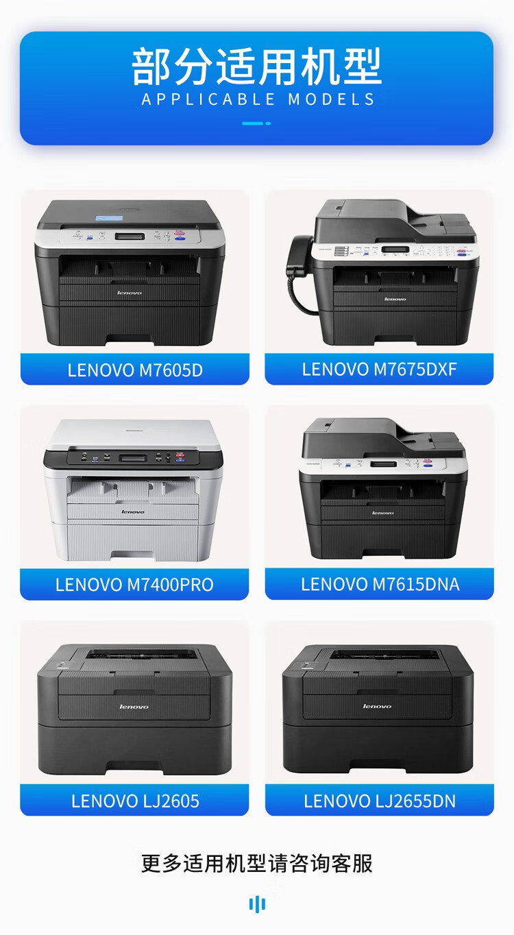 天色（TIANSE）LT2451粉盒适用联想M7605D m7675dxf m7615dna LJ2405D LJ2455D硒鼓【5200页】大容量