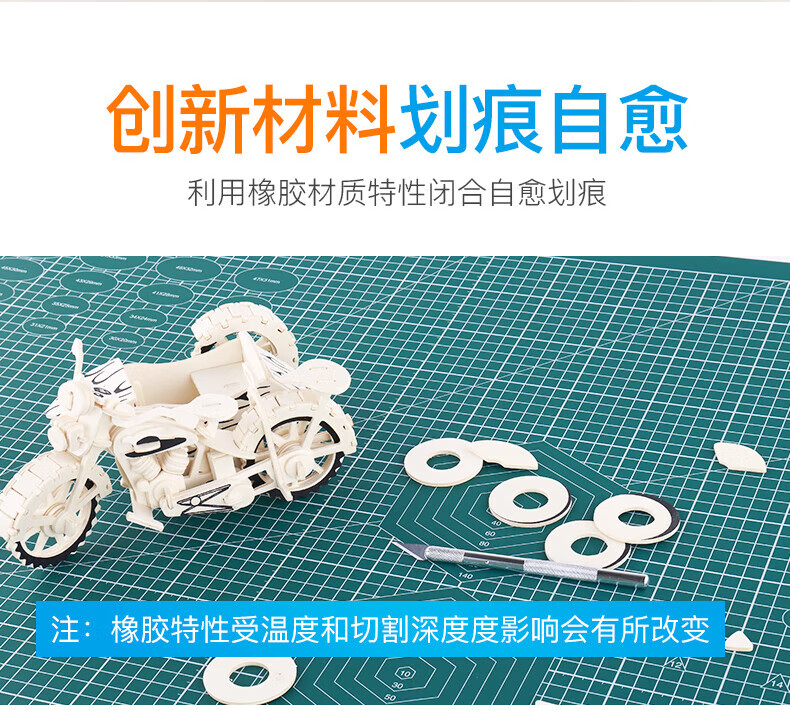 可得优（KW-triO）A1单面切割刀垫划痕快速自愈切割垫板切割板防滑雕刻板切割垫9Z203绿色