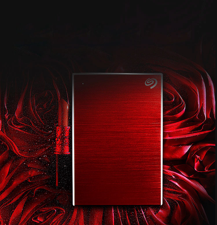 希捷（SEAGATE）移动硬盘4TB 加密 USB3.0 小铭 2.5英寸 金属外观兼容Mac 红色 STKZ4000403