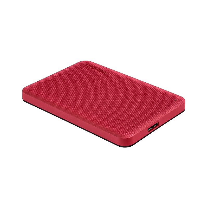 东芝TOSHIBA  1TB 移动硬盘 V10系列 USB3.2 Gen1 2.5英寸 机械硬盘 酒红 兼容Mac 密码保护 轻松备份