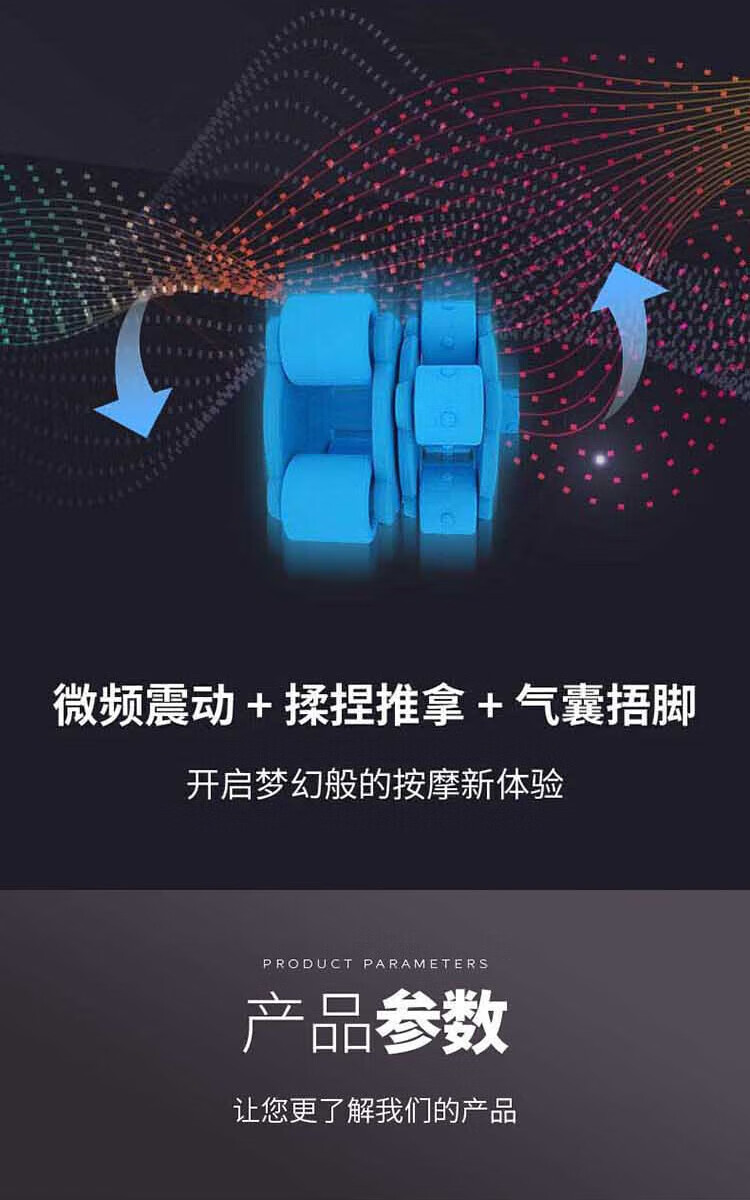 上亨（shangheng）足疗机腿部脚底按摩器仪 全自动多功能家用电动气囊加热揉捏 SHZH-015 灰色