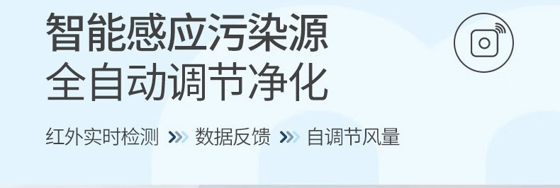 morphy richards摩飞电器 空气净化器 除甲醛家用客厅卧室专用 MR3500