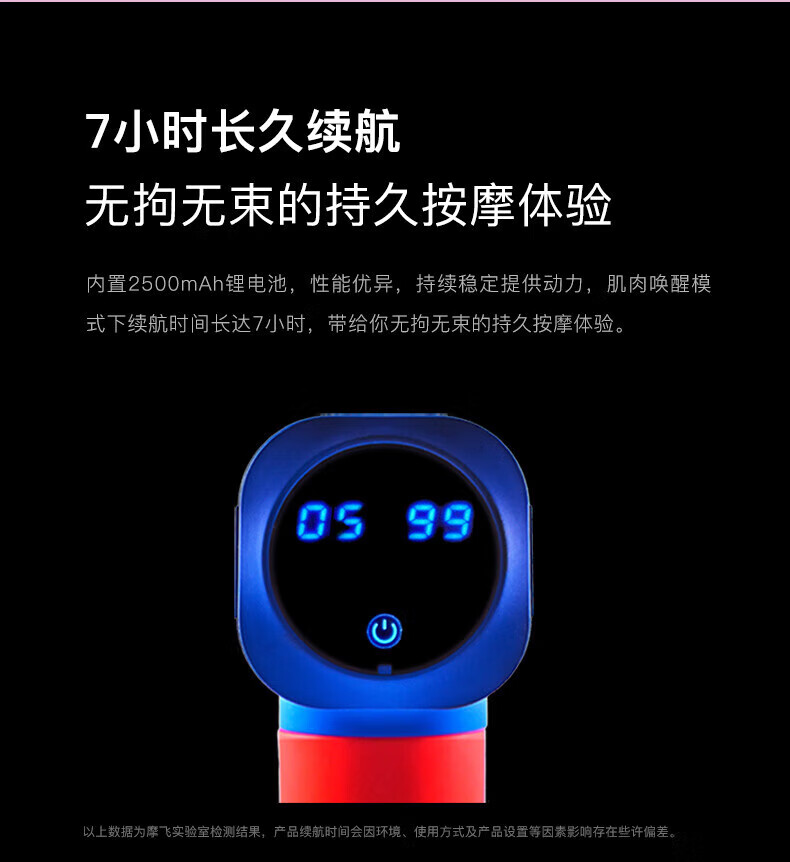 摩飞筋膜枪按摩器健身肌肉腰部肩颈放松仪迷你mini经膜机筋膜枪 MF101