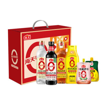 海天 送礼团购礼盒0添加礼盒（轻量装）1500ml+625g
