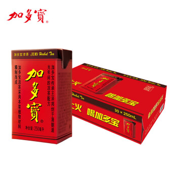 加多宝 凉茶纯植物饮料250ml*30盒 礼盒装