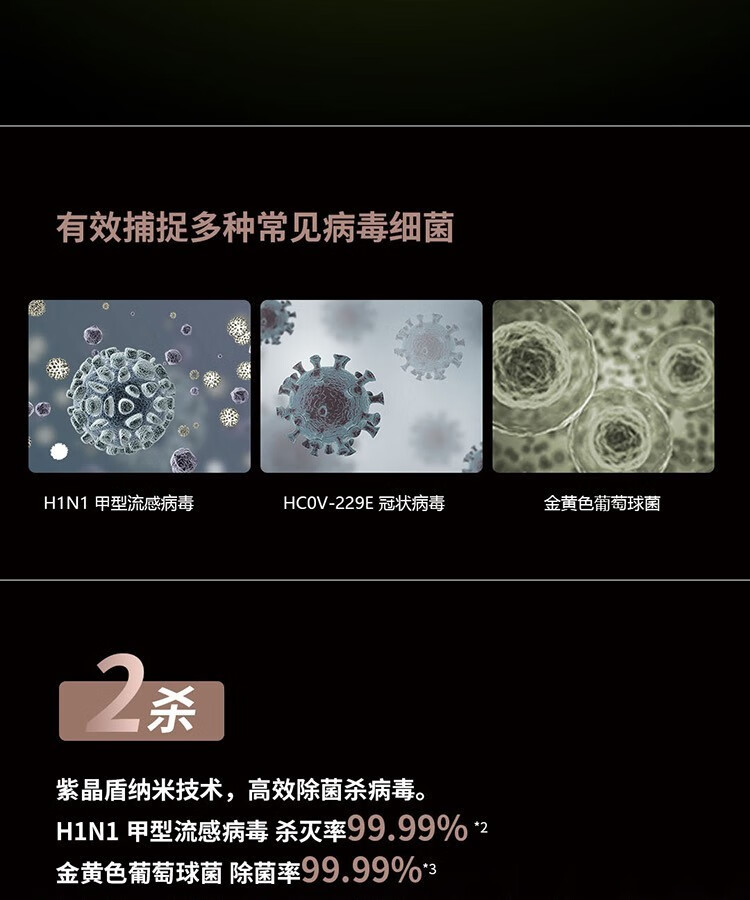 莱克（LEXY）空气净化器 智能家用抗病菌除甲醛雾霾杀菌净化机抗感冒 KJ802