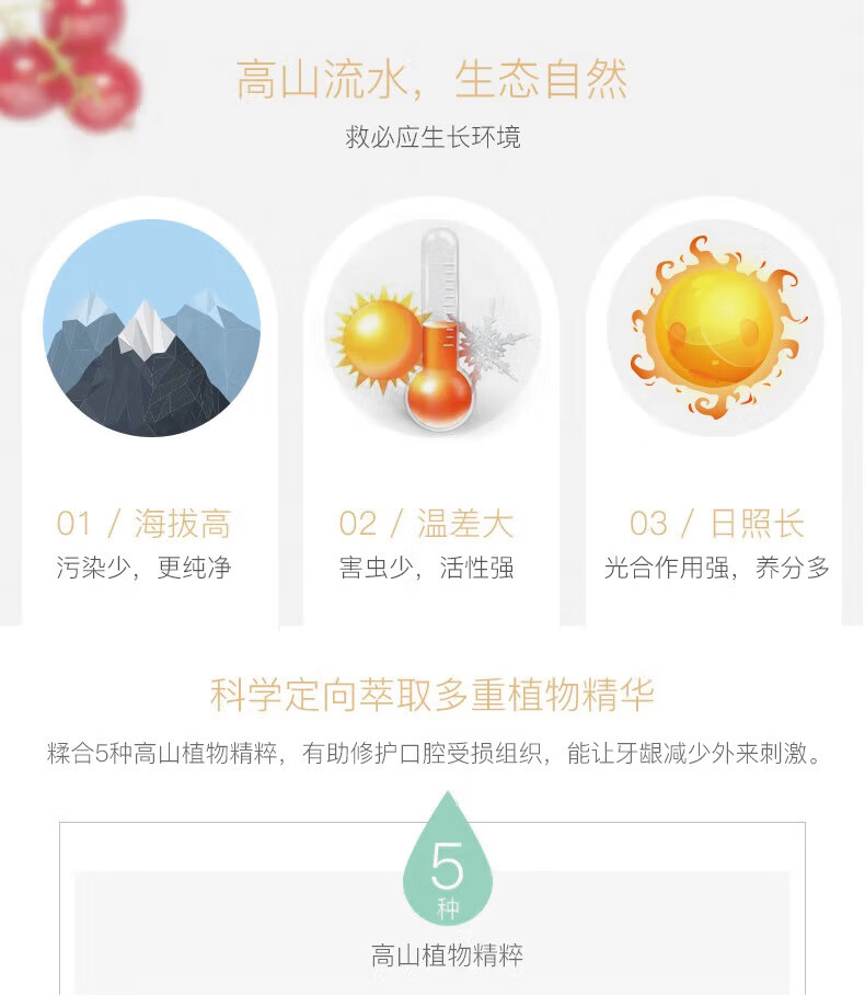 舒客 W2111374救必应精致护龈牙膏  冰露植萃香型120g*3