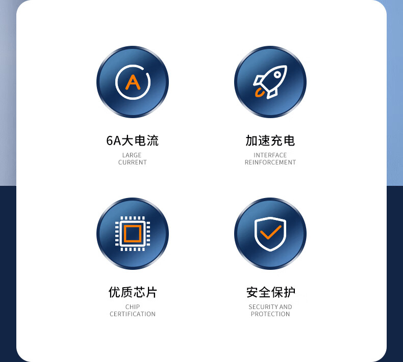 毕亚兹BIAZE K83数据线三合一充电线6A快充66W 2米 适用苹果14/13/12小米华为安卓手机一拖三车载 黑