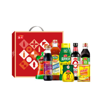 海天 调料礼盒海天·T优生活系列-花影缤纷 1800ml+1295g