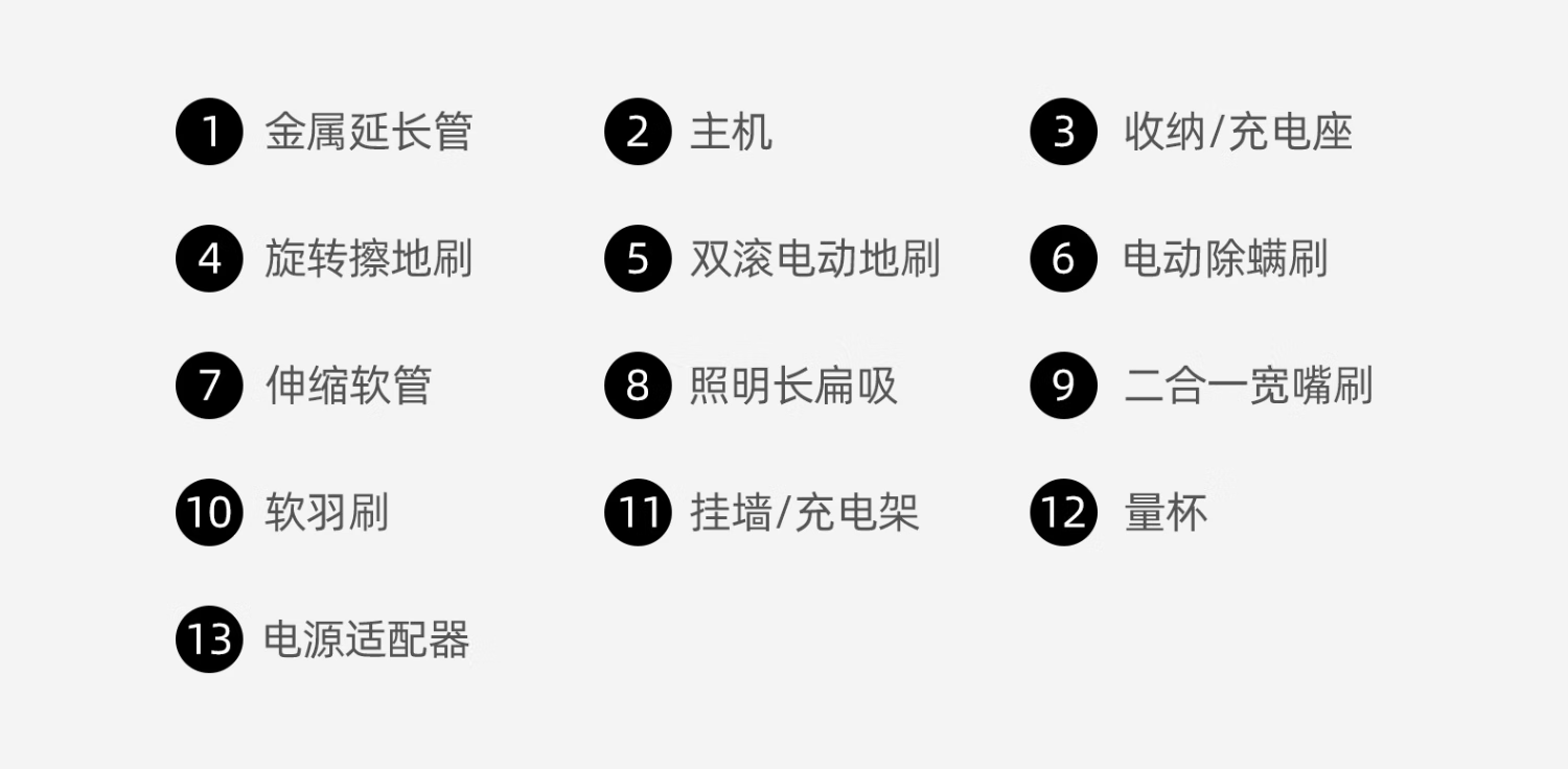 小狗 无线吸尘器 除螨家用手持大吸力擦地吸地拖地一体T12 Storm rinse擦地版