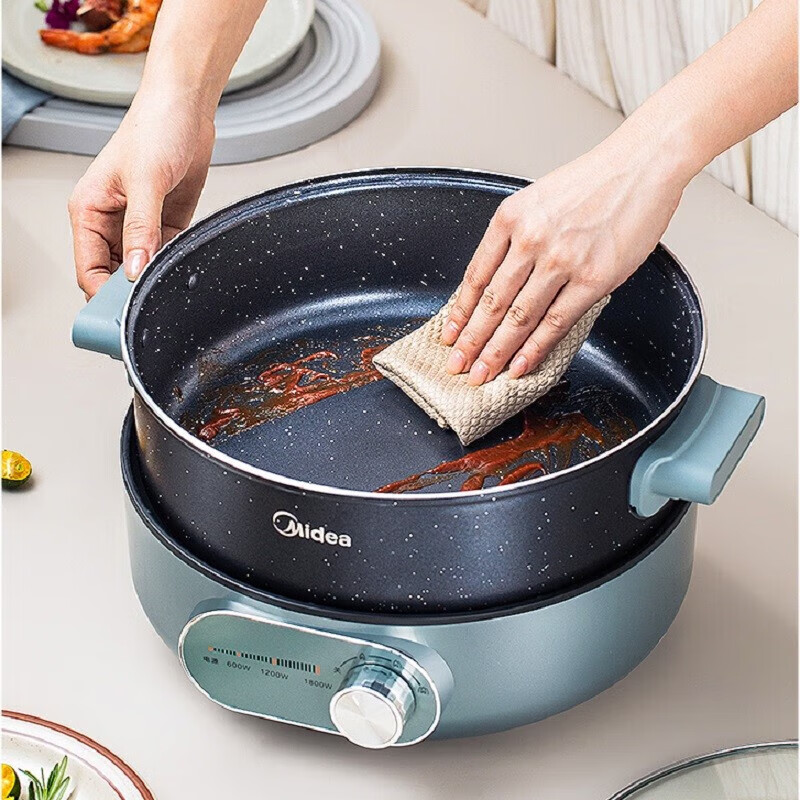 美的（Midea） 家用多功能电热锅多用途锅电火锅DHY28(MC-DY3020P301)