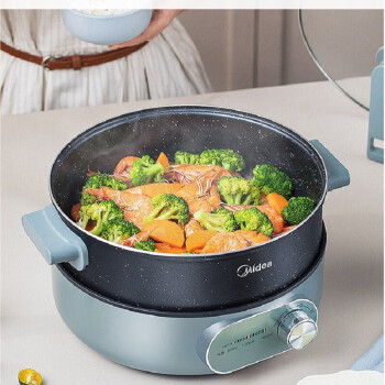 美的（Midea） 家用多功能电热锅多用途锅电火锅DHY28(MC-DY3020P301)