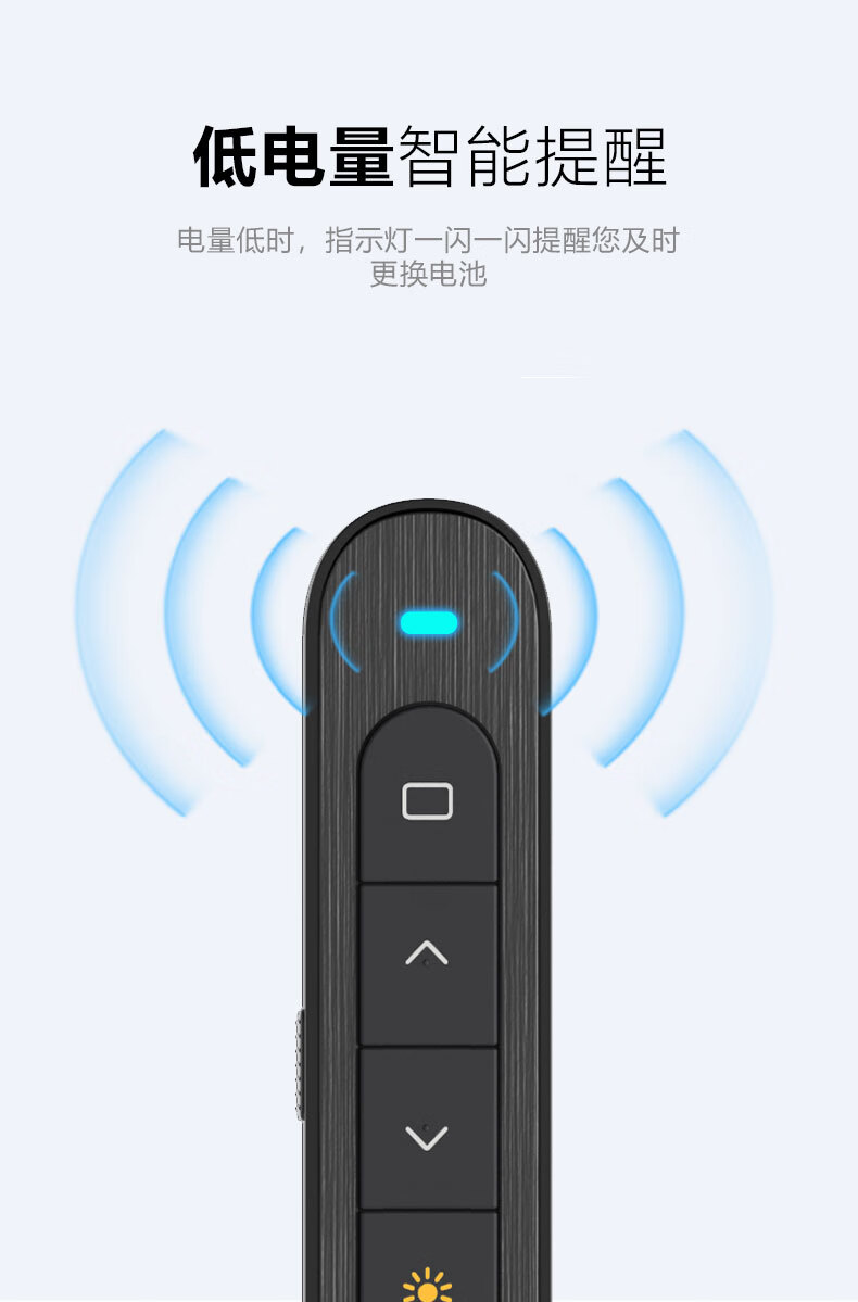 诺为（KNORVAY）N96 Spotlight 32G双激光翻页笔液晶屏led放大凸显无线演示器 数字激光 飞鼠 绿光