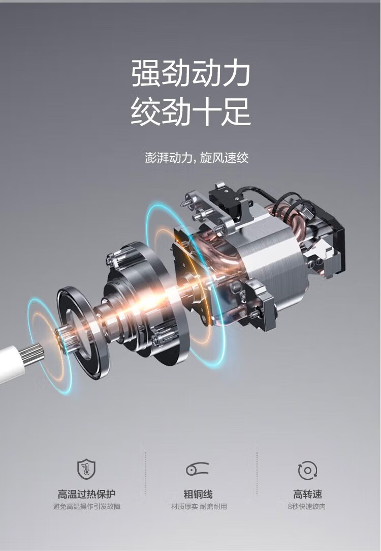 苏泊尔（SUPOR）全自动不锈钢多功能料理机绞肉机 JR18GS-300 2L大容量